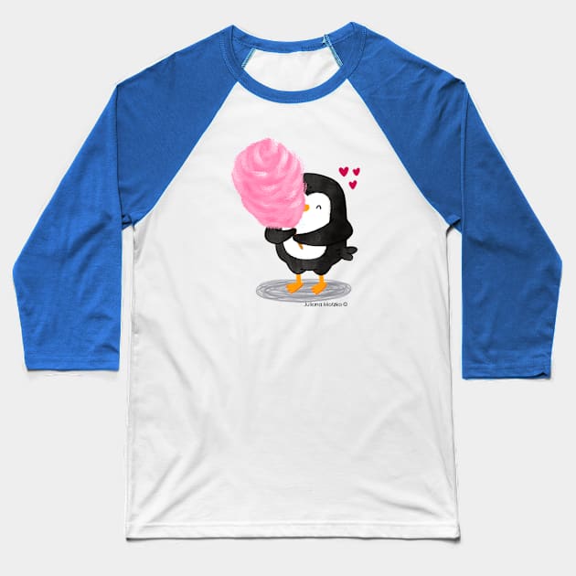 Steve loves Cotton Candy Baseball T-Shirt by thepenguinsfamily